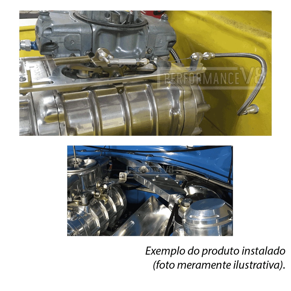 Cabo de Acelerador Billet Chevrolet C10 C14 Veraneio