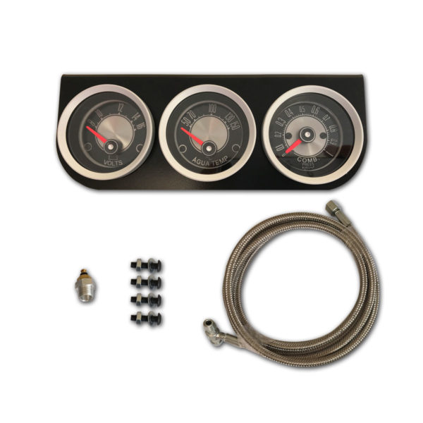Kit 3 Manômetros Mecânico Fuel Ford Maverick - Image 4