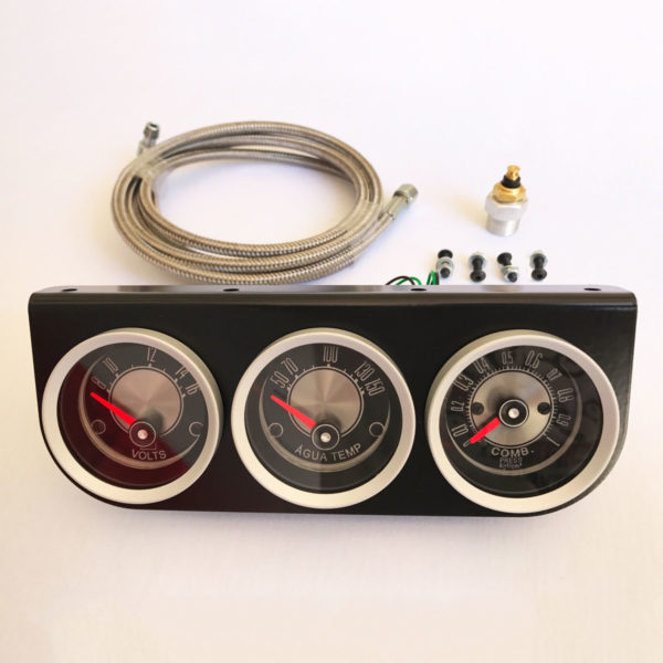 Kit 3 Manômetros Mecânico Fuel Ford Maverick - Image 3