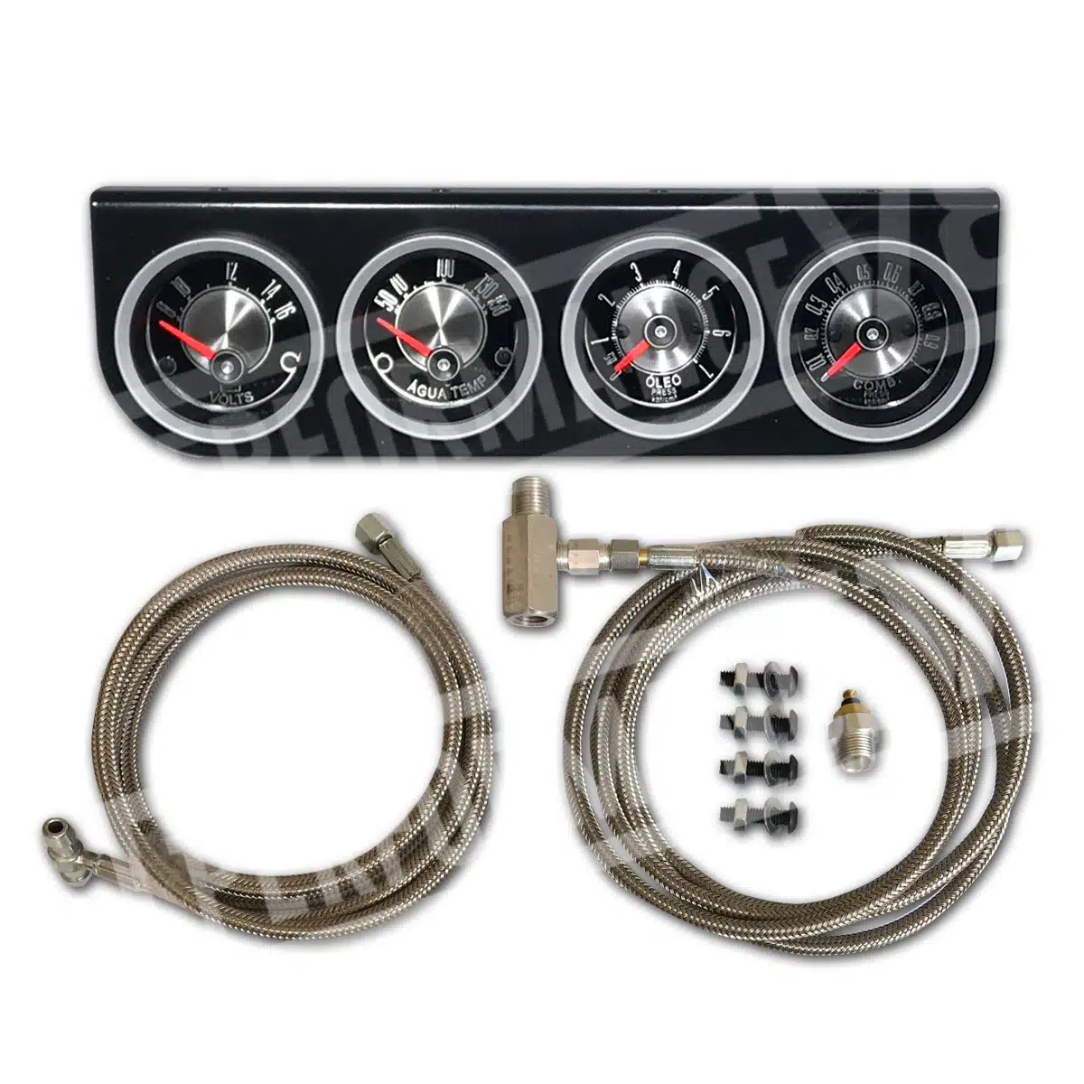 Contagiro Kit Manômetros Relógio Horas Ford Maverick GT V8 - Imagem 14
