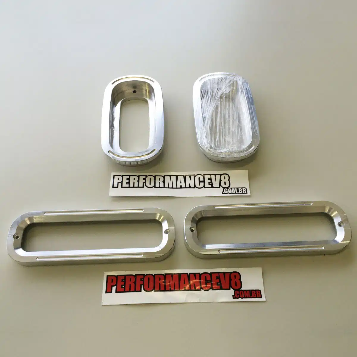 Molduras Billet Traseira Lanterna Chevrolet C10 Veraneio C14 C15 - Imagem 3