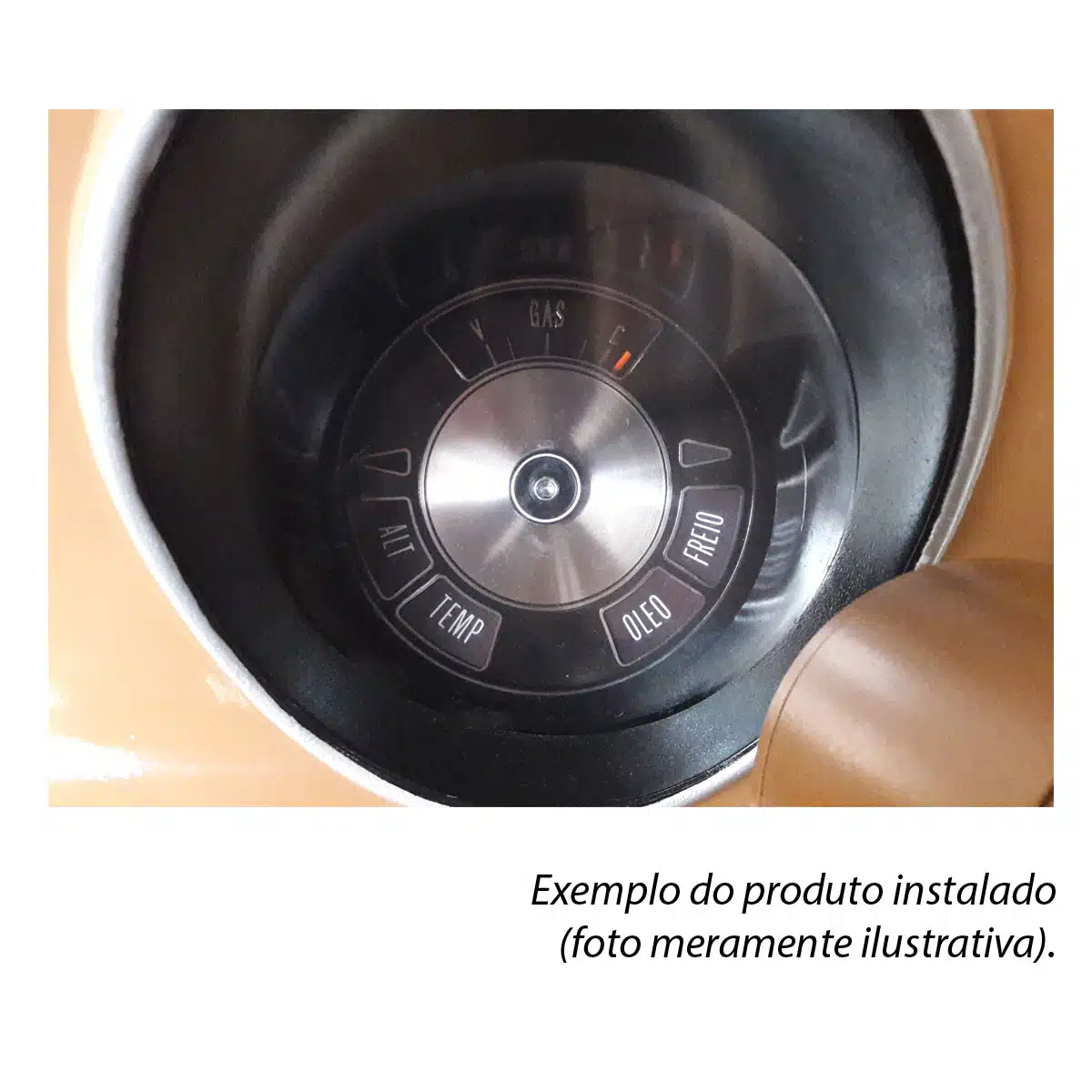 Mostradores Inox Painel Fase 2 Ford Maverick - Imagem 3