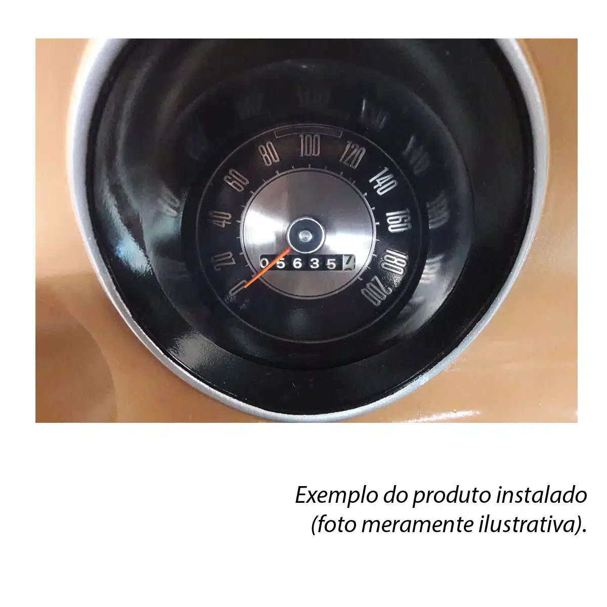 Mostradores Inox Painel Fase 2 Ford Maverick - Imagem 4