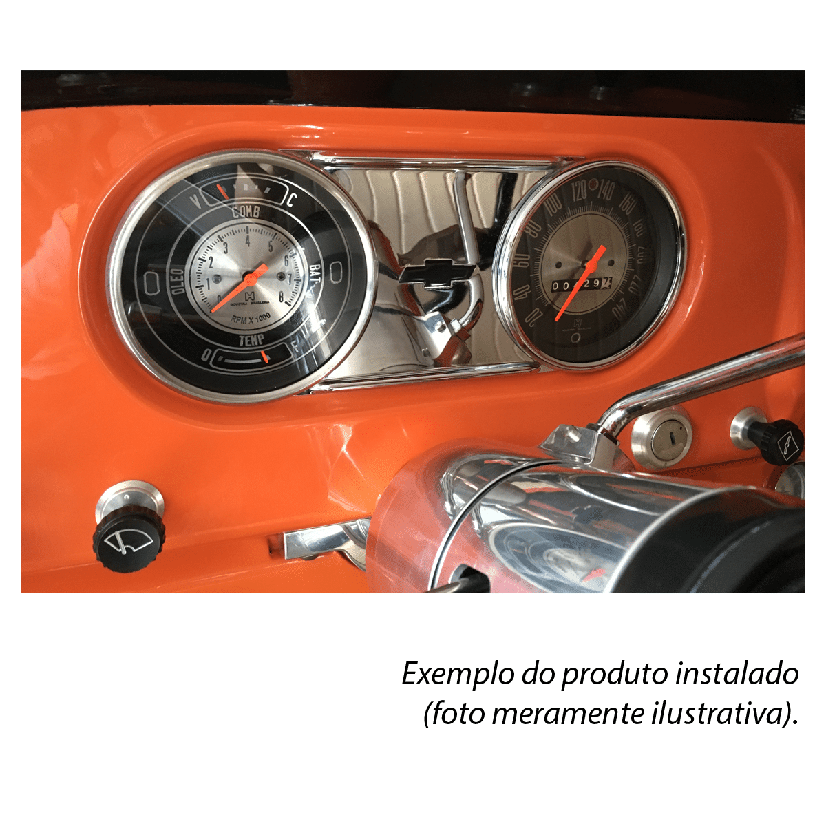 Kit Painel Contagiro e Velocímetro Chevrolet C10