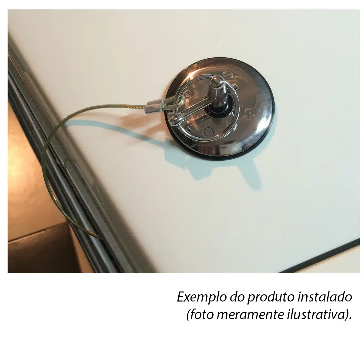 Trava Capô Inox Ford Maverick - Imagem 2