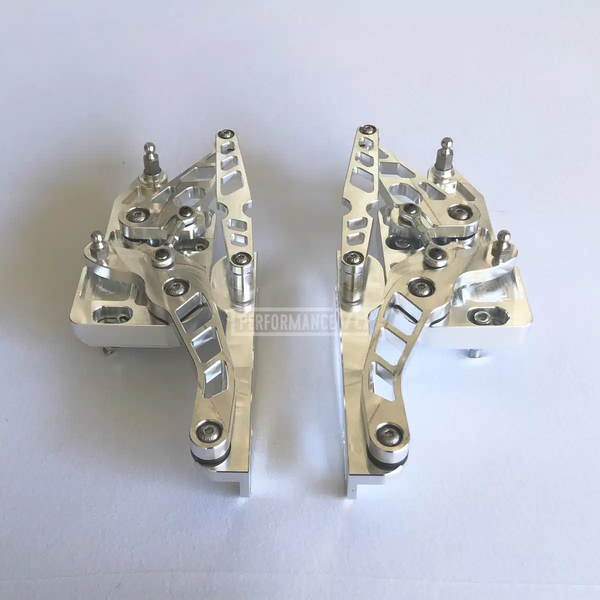 Dobradiças Billet Polished Capô Ford Maverick - Imagem 3
