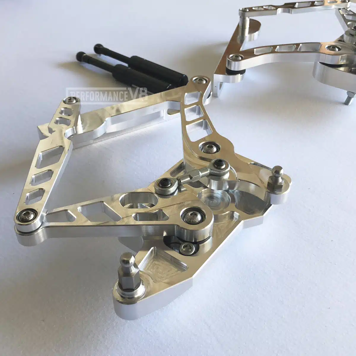 Dobradiças Billet Polished Capô Ford Maverick - Imagem 4