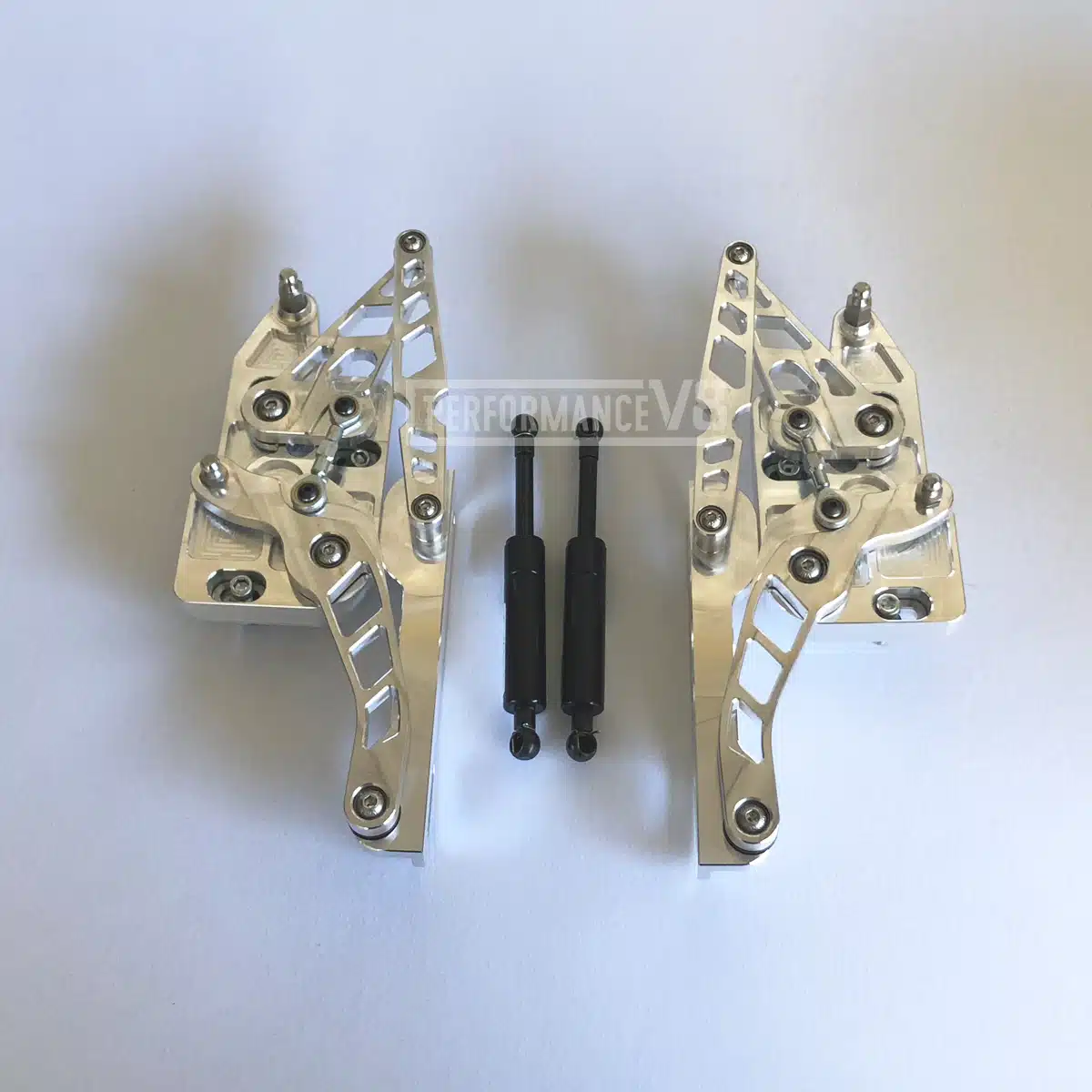 Dobradiças Billet Polished Capô Ford Maverick - Imagem 5