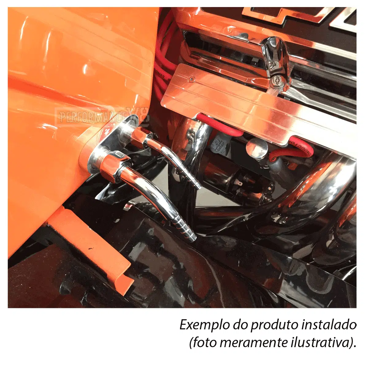 Conexão Billet Black de Passagem Ar Condicionado