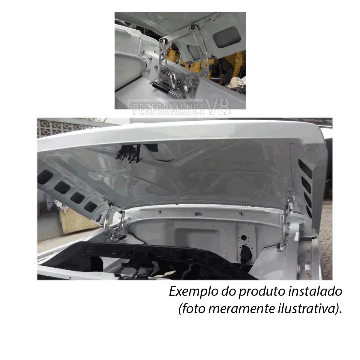Dobradiças Billet Ford F100 F1000 Square - Imagem 2