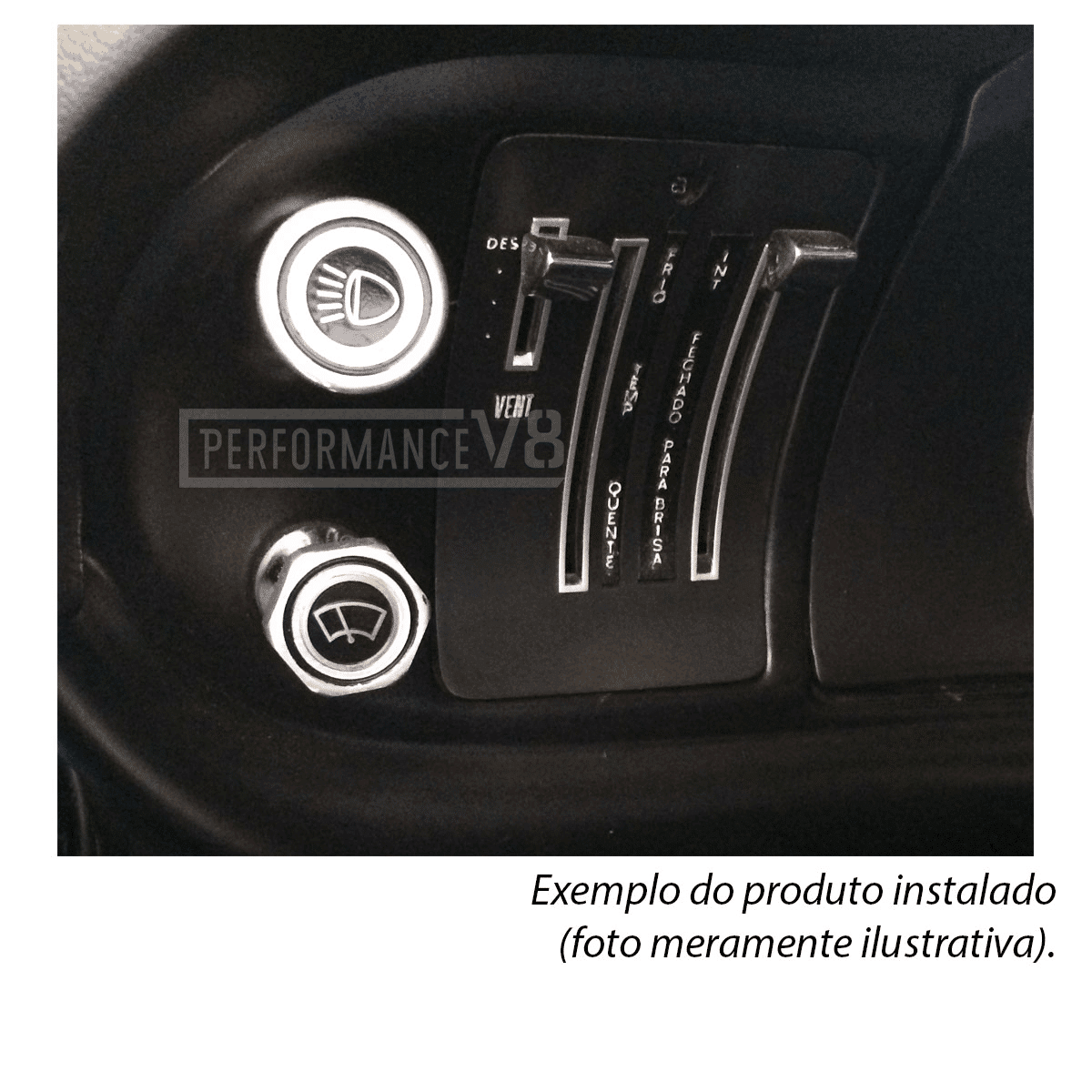 Botão Controle Ar e Painel Luz e Limpador Parabrisa Ford Maverick
