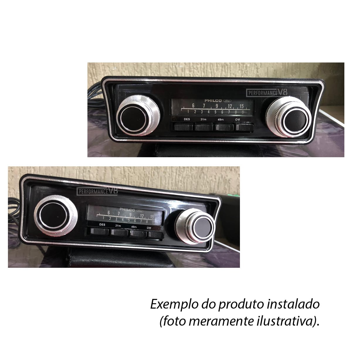 Moldura Billet do Radio Ford Maverick