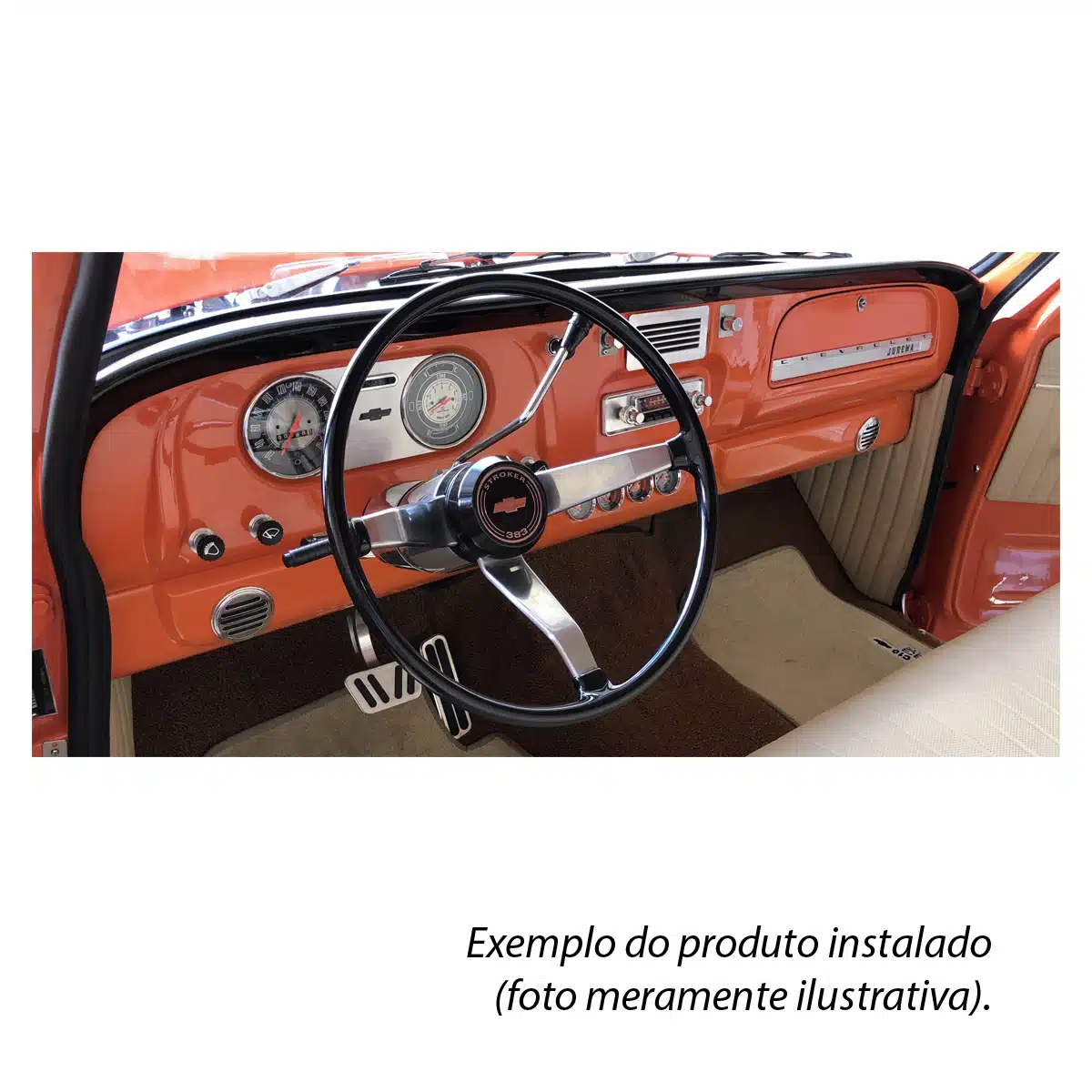 SobPainel Interno Completo A/C Chevrolet C10 C14 Veraneio