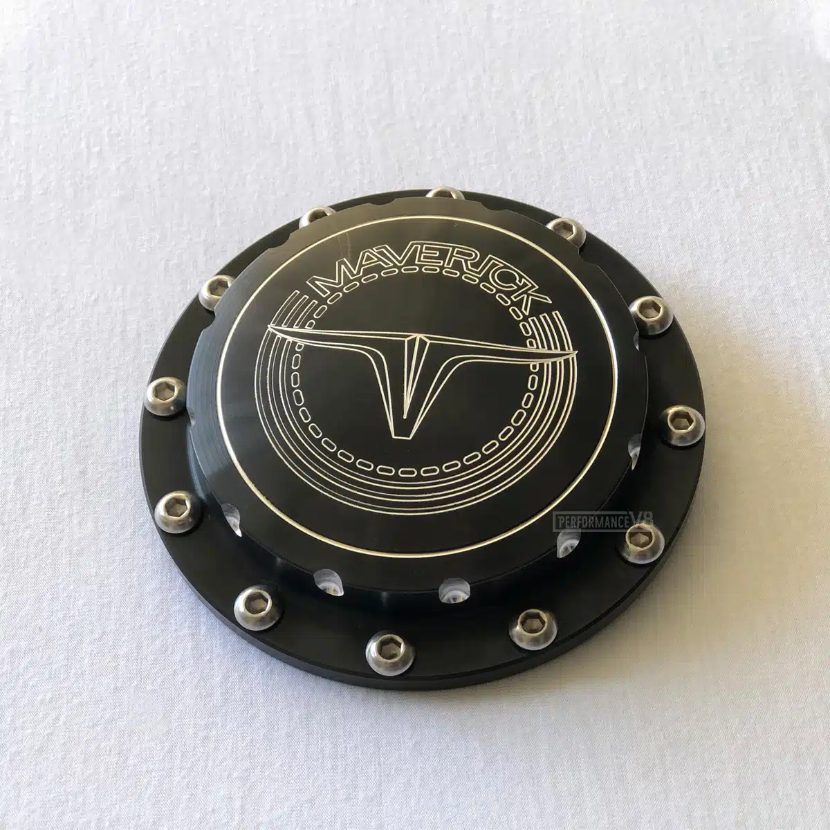 Tampa Billet Black Gasolina Ford Maverick USA - Imagem 5