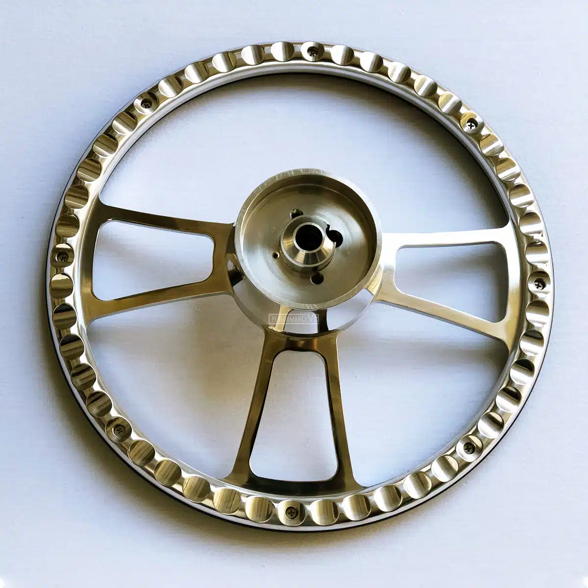 Volante Banjo Billet Logo Chevrolet 3 Raios - Imagem 3