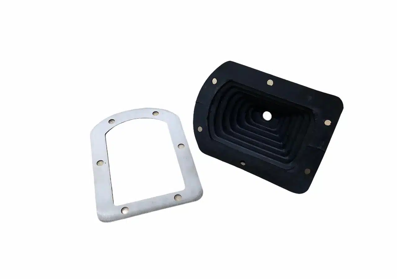 Coifa Inferior Aro Inox Câmbio Console Ford Maverick - Imagem 5
