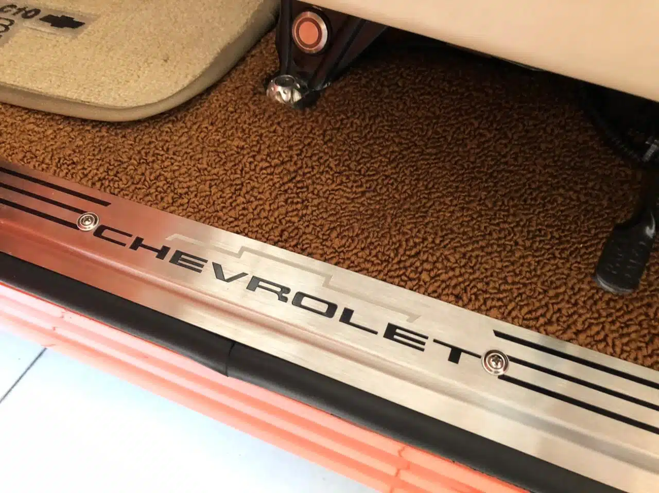 Kit Pedaleira Soleira Friso Porta Inox Chevrolet A10 PerformanceV8 - Imagem 7