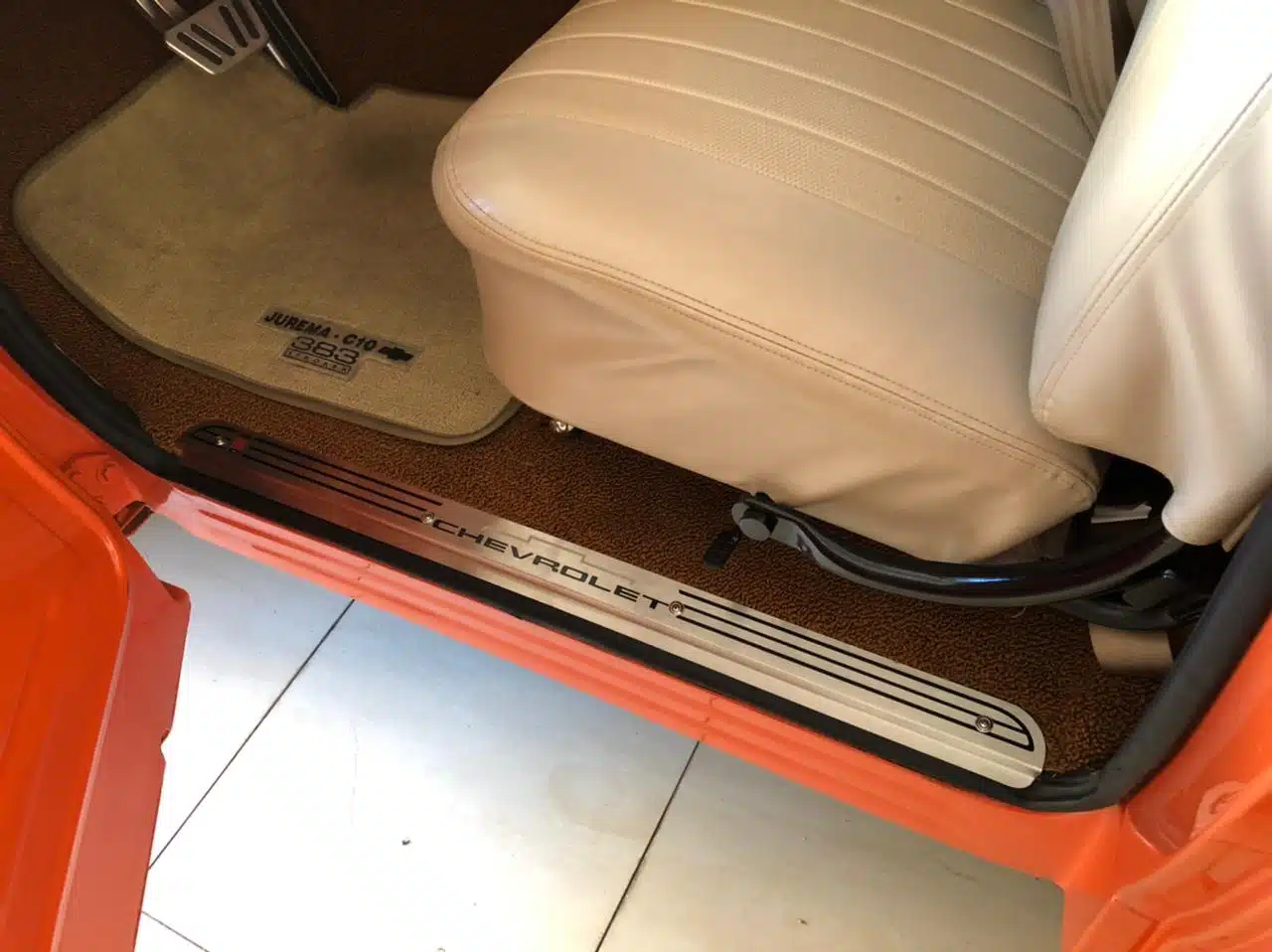 Kit Pedaleira Soleira Friso Porta Inox Chevrolet A10 PerformanceV8 - Imagem 8
