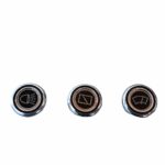 Conjunto Botões Painel Billet Ford Corcel 3 pçs