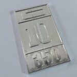 Emblema Billet Paralama Chevrolet C10 Veraneio V8 350
