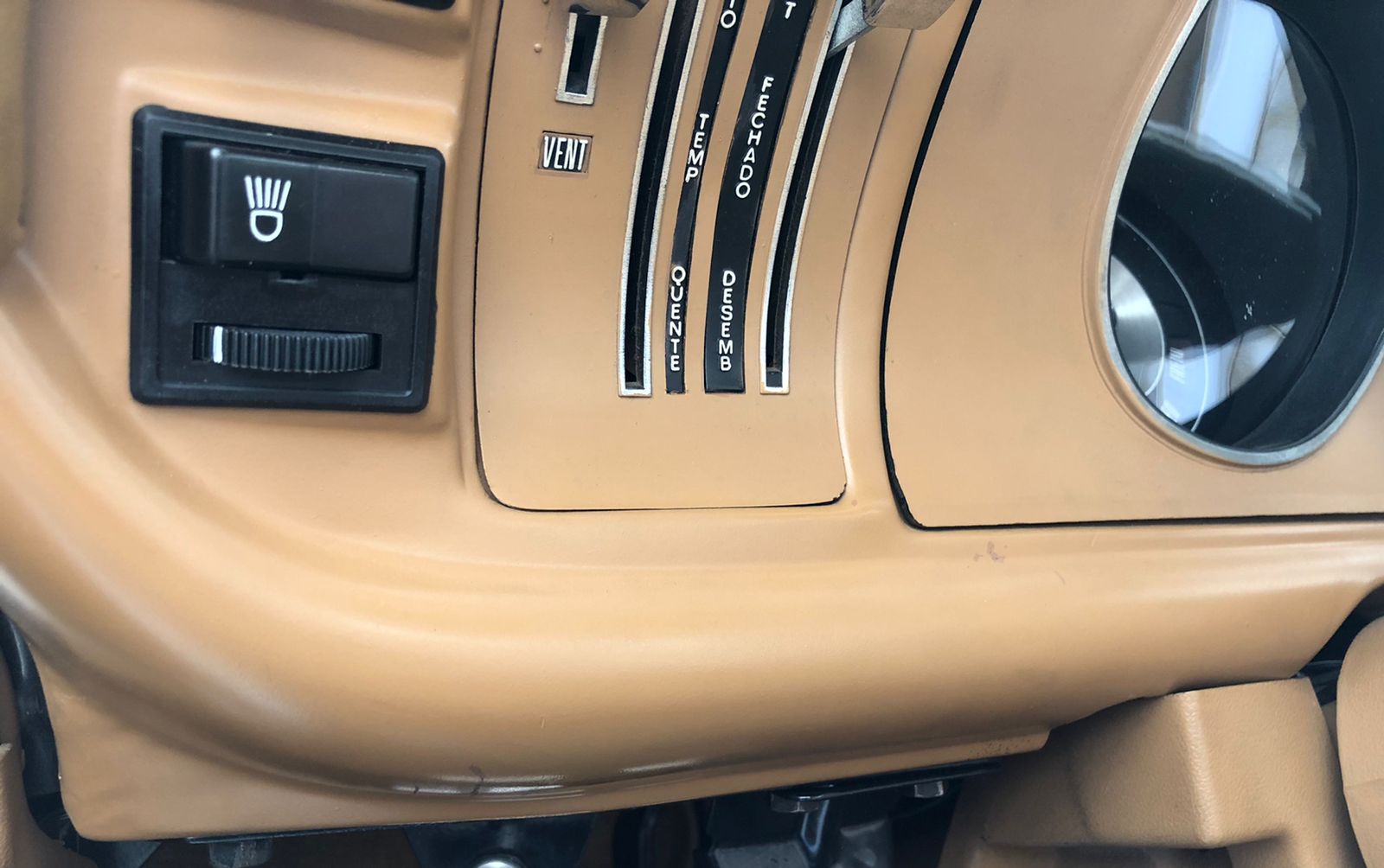 Chave Interruptor Botão Farol com Reostato Ford Maverick Fase 2