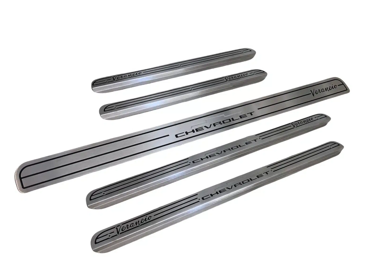 Soleira Inox Friso Porta e Tampa Mala Chevrolet Veraneio