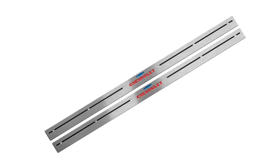 Soleira Friso Porta Inox Chevrolet Pick Up Boca de Bagre - Imagem 5