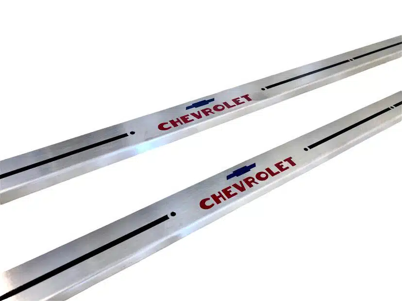 Soleira Friso Porta Inox Chevrolet Pick Up Boca de Bagre - Imagem 3