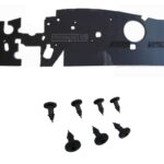 Forro Isolador Borracha Fixador Parede Corta Fogo Ford Maverick Fase 2