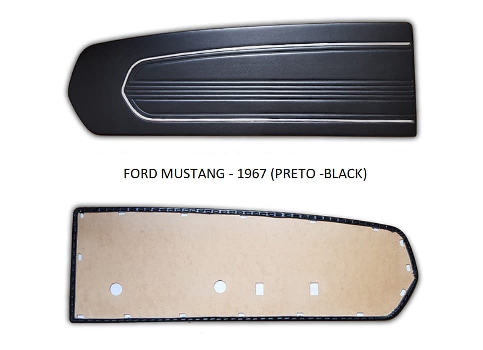 Forro de Porta Preto Ford Mustang 1967