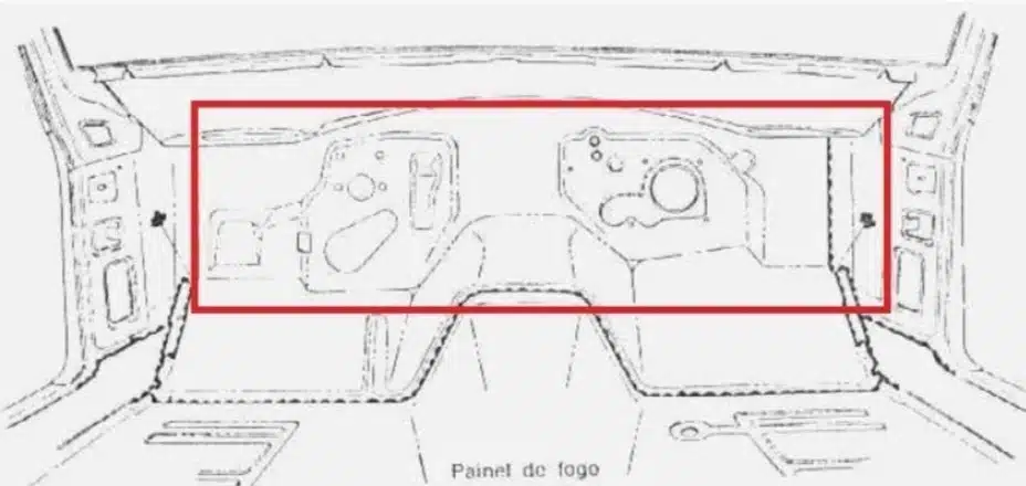 Forro Isolador Borracha Fixador Parede Corta Fogo Ford Maverick - Imagem 9