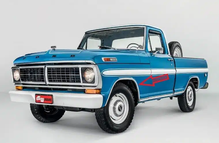 Jogo Friso Paralama Vão Roda Ford F100 F-100 F 100 - Imagem 2