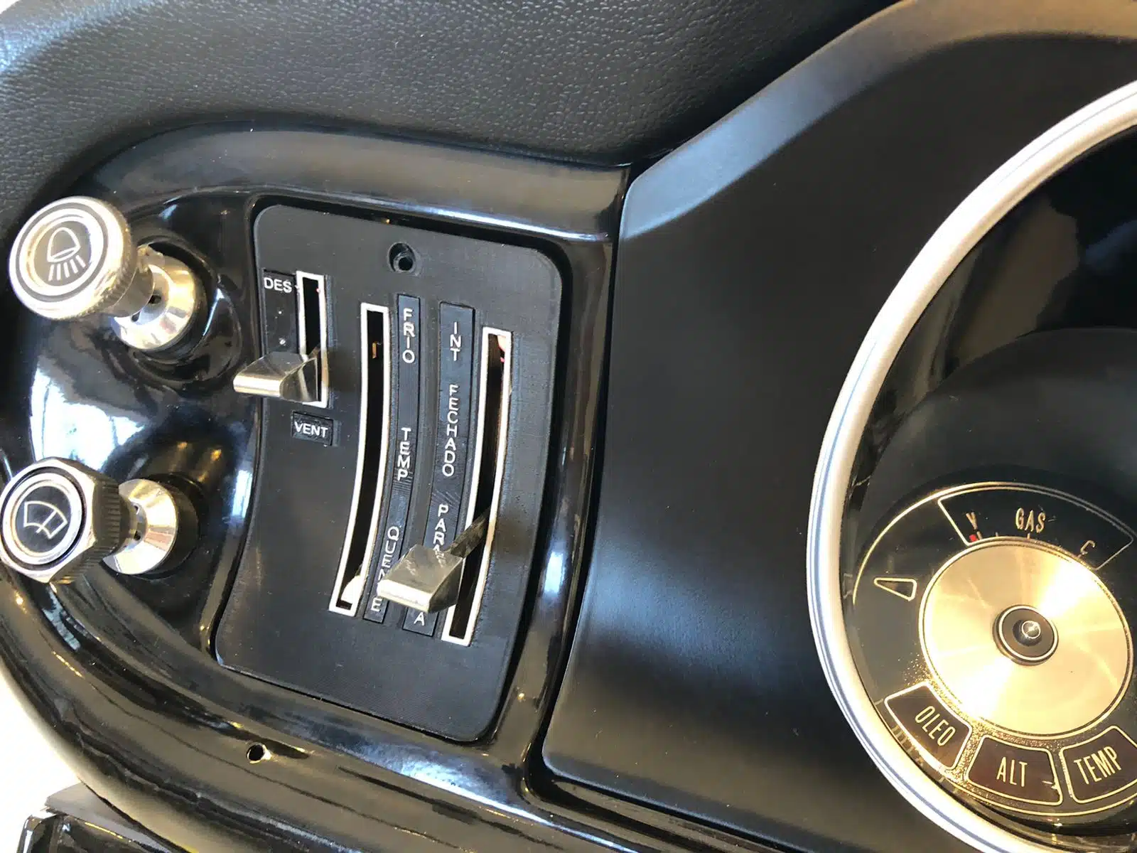 Acabamento Moldura Botão Comando Controle Ar Ventilação Ford Maverick - Imagem 6
