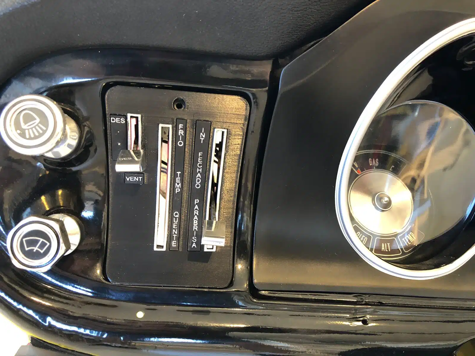 Acabamento Moldura Botão Comando Controle Ar Ventilação Ford Maverick - Imagem 4