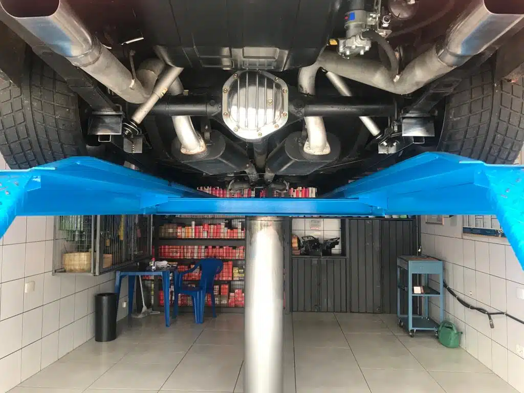 Barra de Tração Cromada Ford Maverick Mustang - Imagem 2