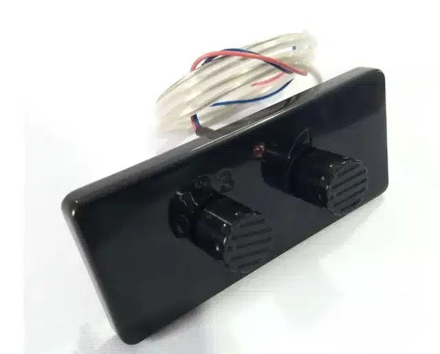 Comando Billet Black Retangular de Ar Condicionado Universal