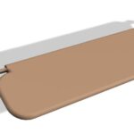 Quebra Sol Painel Marrom Ford Maverick LDO