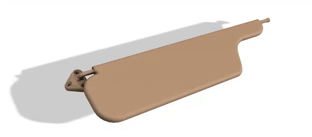 Quebra Sol Painel Marrom Ford Maverick LDO
