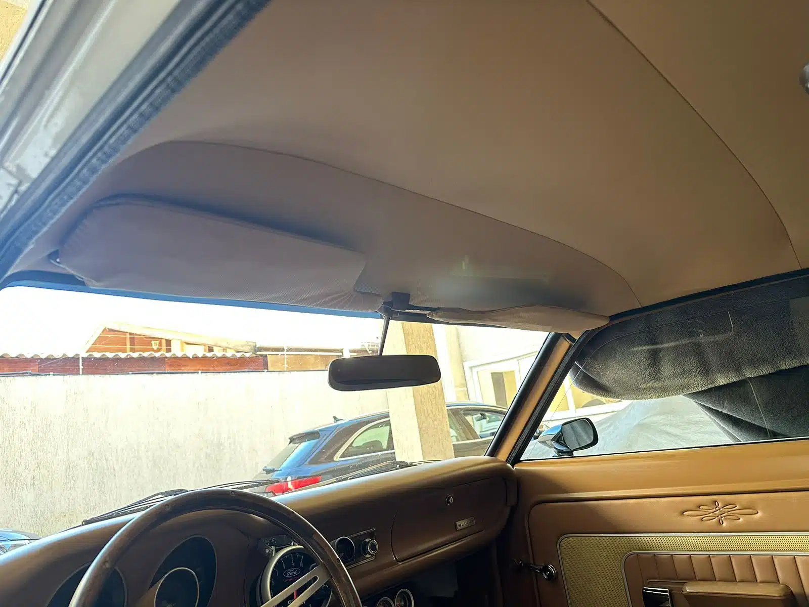 Quebra Sol Painel Marrom Ford Maverick LDO - Imagem 2