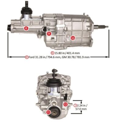 Transmissão Câmbio Tremec TKX 5M Ford Godzilla