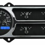 Painel de Instrumentos Black Chrome Digital Ford F1 1948-1950
