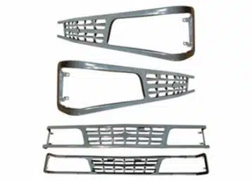 Grade Frontal Moderna Cinza Chevrolet D20 PerformanceV8