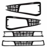 Grade Frontal Moderna Preto Chevrolet D20 PerformanceV8
