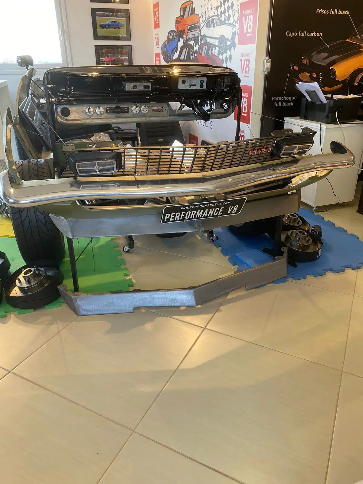 Kit Rabeta Spoiler Traseiro Spoiler Frontal Ford Maverick PerformanceV8 - Imagem 10
