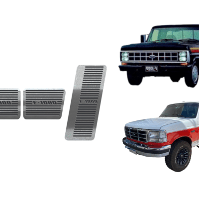 Pedaleira Inox Ford F1000 De 1984 à 1998 PerformanceV8
