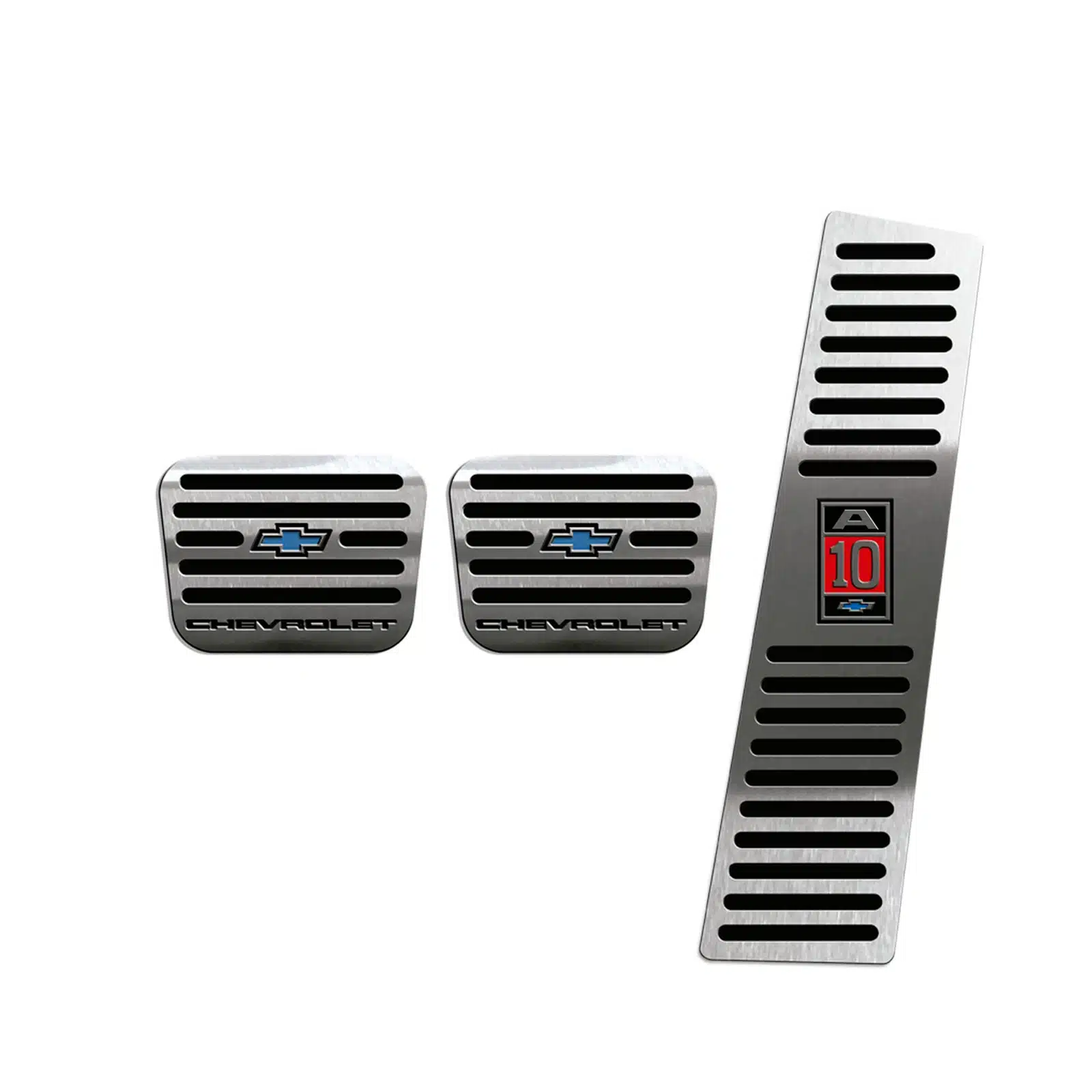 Kit Pedaleira Soleira Friso Porta Inox Chevrolet A10 PerformanceV8 - Imagem 4