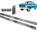 Kit Soleira Porta e Pedaleira Inox Ford F100 Acima 1972 PerformanceV8