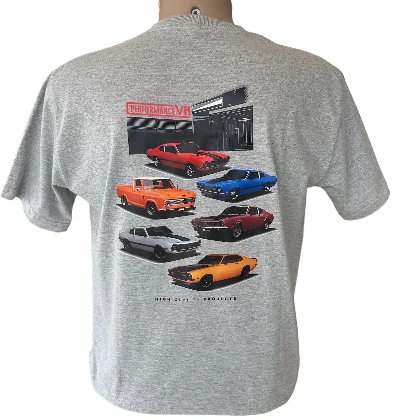 Camiseta Cinza Performance V8