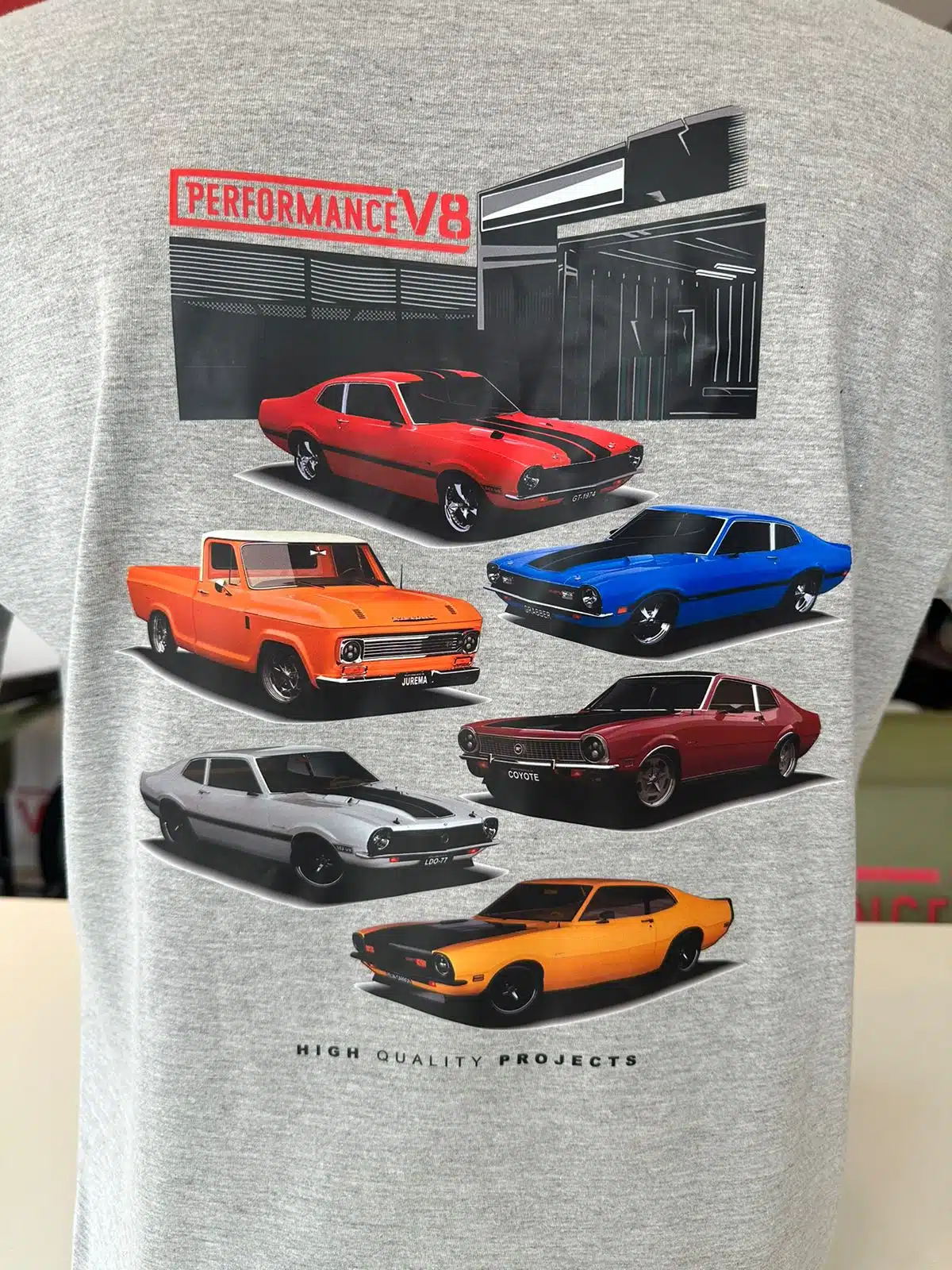 Camiseta Cinza Performance V8 - Imagem 3