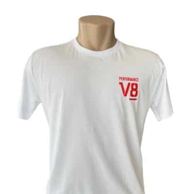 Camiseta Branca Performance V8